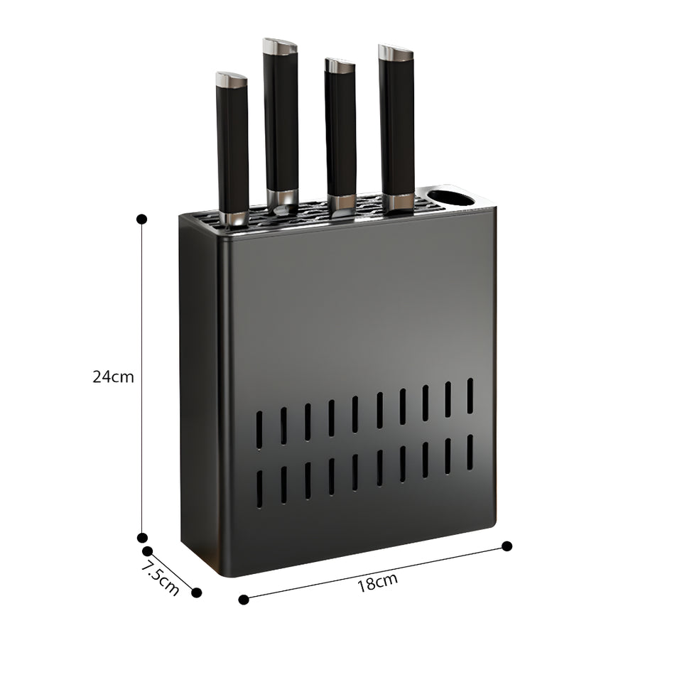 SOGA Wall-Mounted Kitchen Knife Storage Rack Organizer