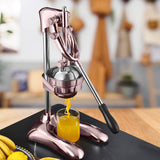 SOGA 2X Stainless Steel Manual Juicer Hand Press Juice Extractor Squeezer Lemon Orange Citrus Gold