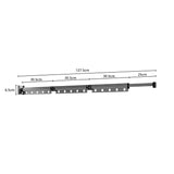 SOGA 2X 127.5cm Suction-Mounted Retractable Clothing Drying Rack