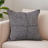 SOGA 45cm Modern Herringbone Textured Woven Square Throw Pillow