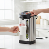 SOGA 3.8L Silver Electric Kettle Water Boiler Thermal Pot 3 Dispensing Modes Keep Warm