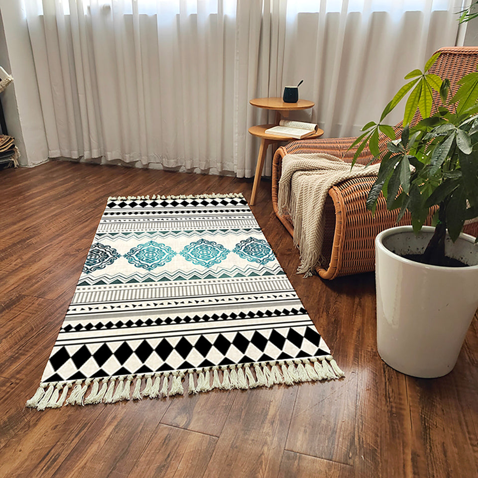 SOGA 2X 90cm Boho Bathroom Rug Vintage Kitchen Area Runner Rugs Home Decor