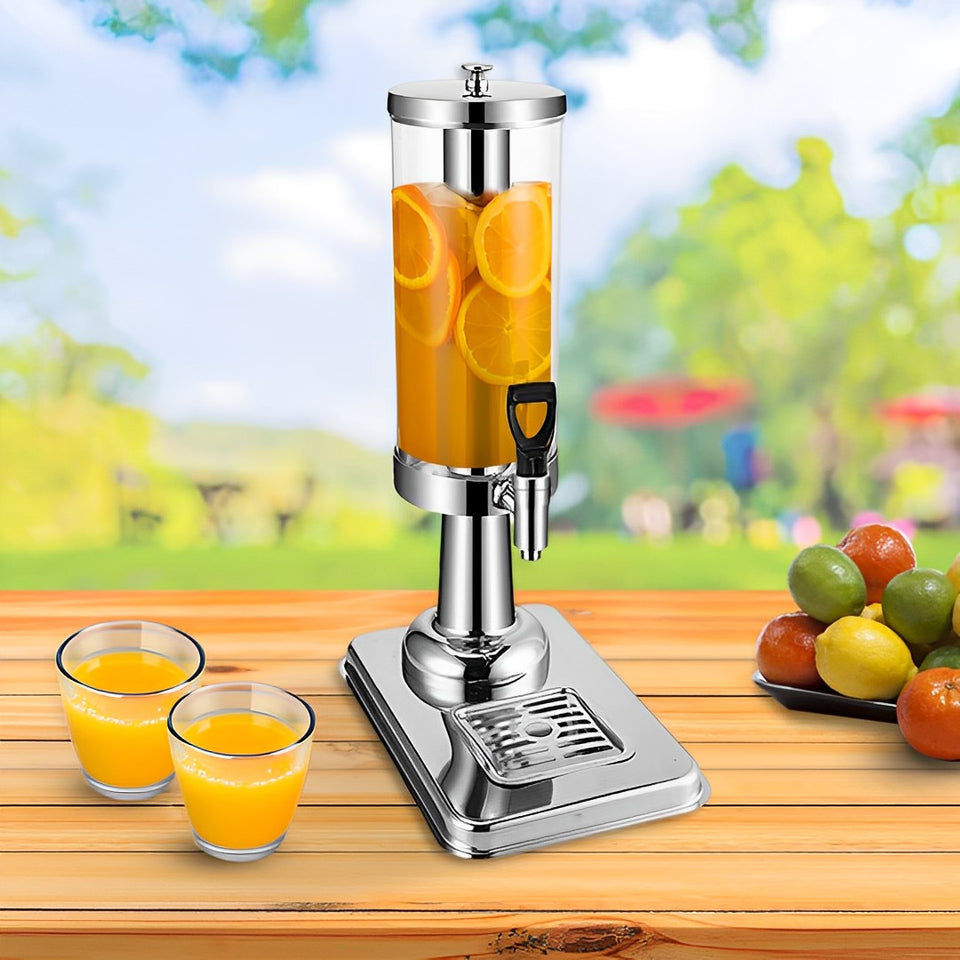 SOGA 3L Stainless Steel Beverage Dispenser with Ice Cylinder