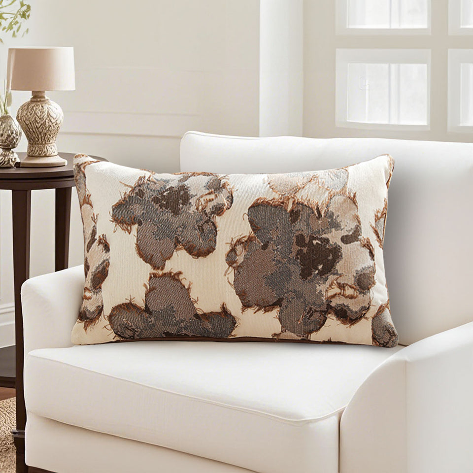 SOGA 2X 35cm Rectangular Vintage Decorative Embroidered Floral Throw Pillow