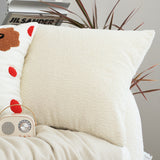 SOGA 50cm White Throw Pillow Premium Polyester Fiber and Cotton for Home Decor