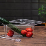 SOGA Clear Gastronorm 1/3 GN Lid Food Tray Top Cover Bundle of 4