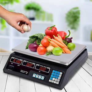 SOGA Digital Kitchen Scales Shop Electronic Weight Scale Food 40kg/5g