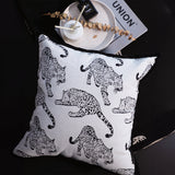 SOGA 2X 45cm Throw Pillow White Leopard Light Luxury Decorative Cushion for Living Room