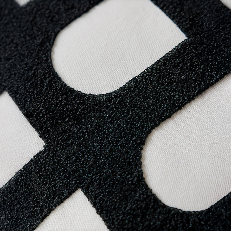 SOGA 2X 45cm Contemporary Black White Arch Pattern Geometric Throw Pillow