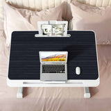 SOGA 2X 60X40cm Black Small Laptop Bed Portable Foldable Study Table Adjustable