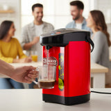 SOGA 2X 3.2L Red Stainless Steel Electric Kettle Water Boiler with 3 Dispensing Modes