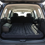 SOGA Car Bundle – Black Leather Trunk Cargo Organizer & Inflatable Boot Mattress