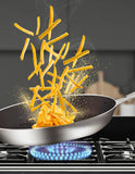 SOGA Stainless Steel Non-Stick Induction Fry Pan Set 22cm & 34cm