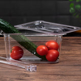 SOGA Clear Gastronorm 1/2 GN Lid Food Tray Top Cover Bundle of 2