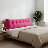 SOGA 4X 180cm Crabapple Red Triangular Wedge Bed Pillow Headboard Backrest Bedside Tatami Cushion Home Decor