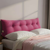 SOGA Home & Living Bundle – Red Triangular Wedge Bed Pillow & Pink Cozy Flannel Throw