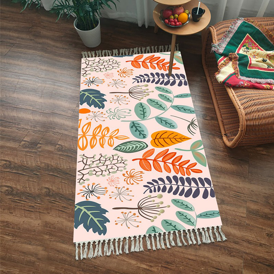 SOGA 2X 90cm Soft cotton woven handmade Area Rugs for living room bedroom Home Decor