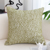 SOGA 50cm Modern Olive Green Speckled Pattern Textured Throw Pillow