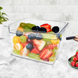 SOGA 6-Pack 200mm Clear Gastronorm GN Pan 1/2 Food Tray Storage