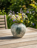 SOGA 21x22cm Green Small Ceramic Flower Vase Elegant Living Room Home Decor