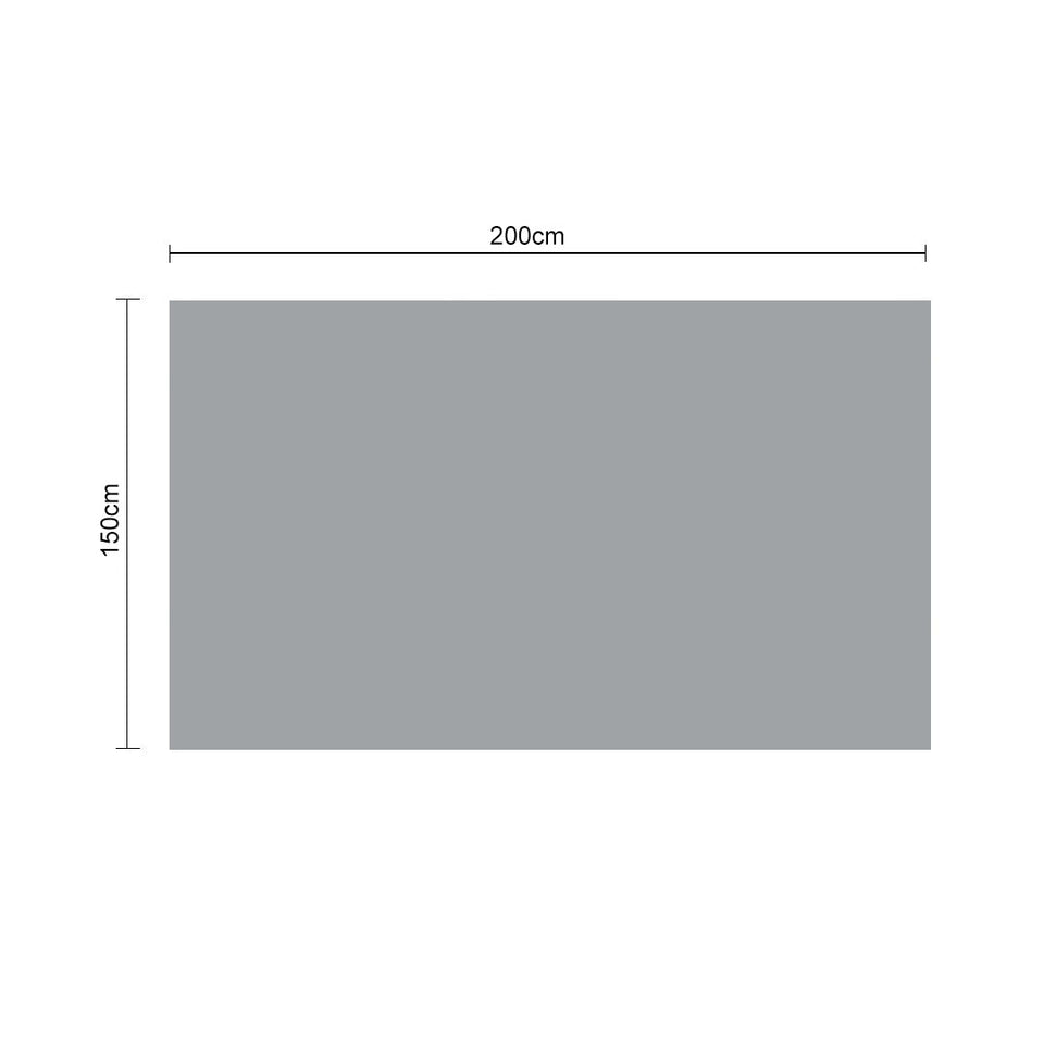 SOGA 150x200cm Warm & Cozy Flannel Polyester Throw Blanket Light Brown