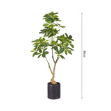 SOGA 4x 80cm Artificial Schefflera Tree – Realistic Indoor Greenery