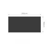 SOGA 2X Soft  Light Beige Tassel Throw Blanket 160x200cm Soft Polyester