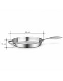 SOGA Stainless Steel Induction Fry Pan 36cm