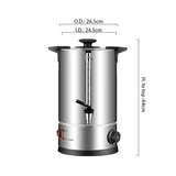 SOGA 2X Electric Water Boiler – 12L Stainless Steel Hot Water Urn