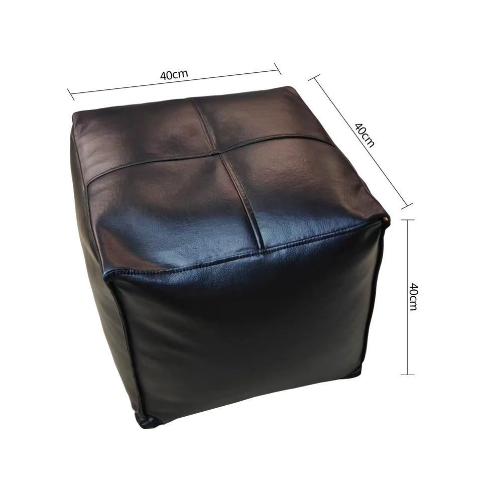 SOGA 2X 40cm Pier Leather Pillow with EPP Insert, Home Decor
