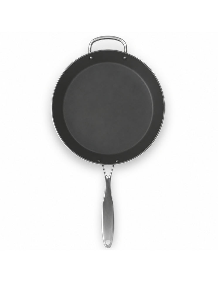 SOGA Stainless Steel Non-Stick Induction Fry Pan 36cm