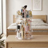 SOGA 360 Degree Rotating Makeup Organiser Cosmetics Holder Display Stand Skincare Home Decor
