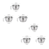 SOGA Kitchenware Bundle – Stainless Steel Nesting Colanders & Deep Stackable Mixing Bowls Set
