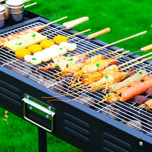 SOGA 66cm Portable Folding Thick Box-Type Charcoal Grill for Outdoor BBQ Camping