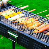 SOGA 66cm Portable Folding Thick Box-Type Charcoal Grill for Outdoor BBQ Camping
