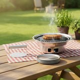 SOGA Kitchenware Bundle – Stainless Steel BBQ Grill, Burger Press & Premium Grilling Plate