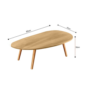 SOGA 2X 80x40cm Living Room Nordic  Coffee Table Modern Style