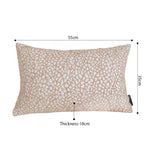 SOGA 35cm Neutral Beige Speckled Pattern Contemporary Throw Pillow