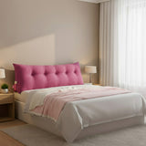 SOGA Home & Living Bundle – Red Triangular Wedge Bed Pillow & Pink Cozy Flannel Throw