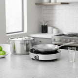 SOGA Kitchenware Bundle – 26cm Smart Induction Cooktop, Stainless Fry Pan & 9L Stock Pot