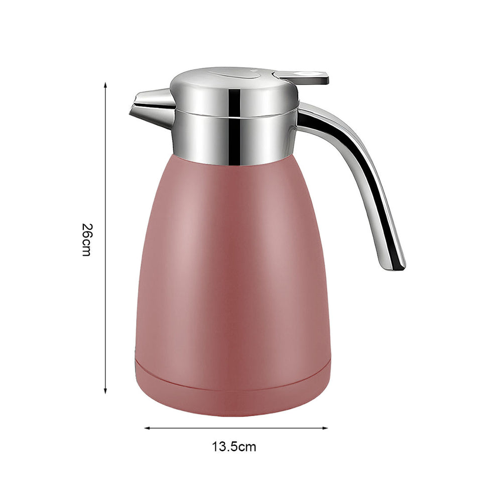 SOGA 1.8L Stainless Steel Water Bottle Insulated Vacuum Flask Coffee Jug Thermal Pink