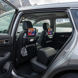 SOGA Car Bundle – 2 Back Seat Storage Bag & Black Collapsible Trunk Cargo Organizer