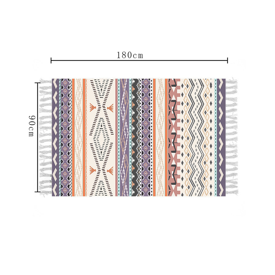 SOGA 90cm Bathroom Rug Vintage Kitchen Area Runner Rugs Home Decor