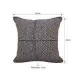 SOGA 2X 45cm Modern Herringbone Textured Woven Square Throw Pillow