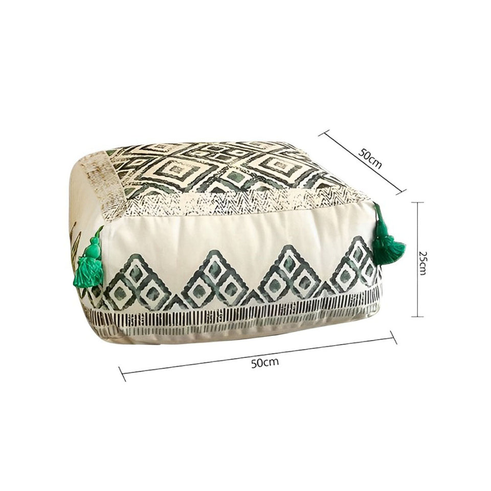 SOGA 2X 50cm Ultra-Comfort Polyester-Cotton Cushion with EPP Particle Support Home Decor