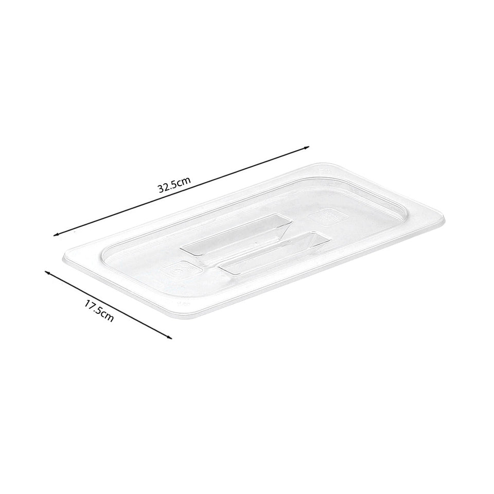 SOGA Clear Gastronorm 1/3 GN Lid Food Tray Top Cover Bundle of 6