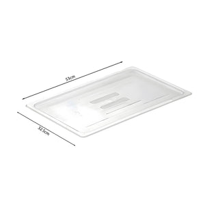 SOGA Clear Gastronorm 1/1 GN Lid Food Tray Top Cover