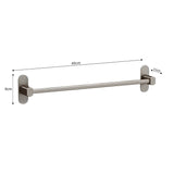 SOGA 49cm Wall-Mounted Slipper Organiser Adhesive Storage Space-Saving Wall Rack