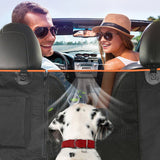 SOGA 2X Oxford Cloth Waterproof Dog Car Cover Back Seat Protector Hammock Pet Mat Black