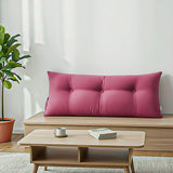 SOGA 4X 100cm Crabapple Red Triangular Wedge Bed Pillow Headboard Backrest Bedside Tatami Cushion Home Decor